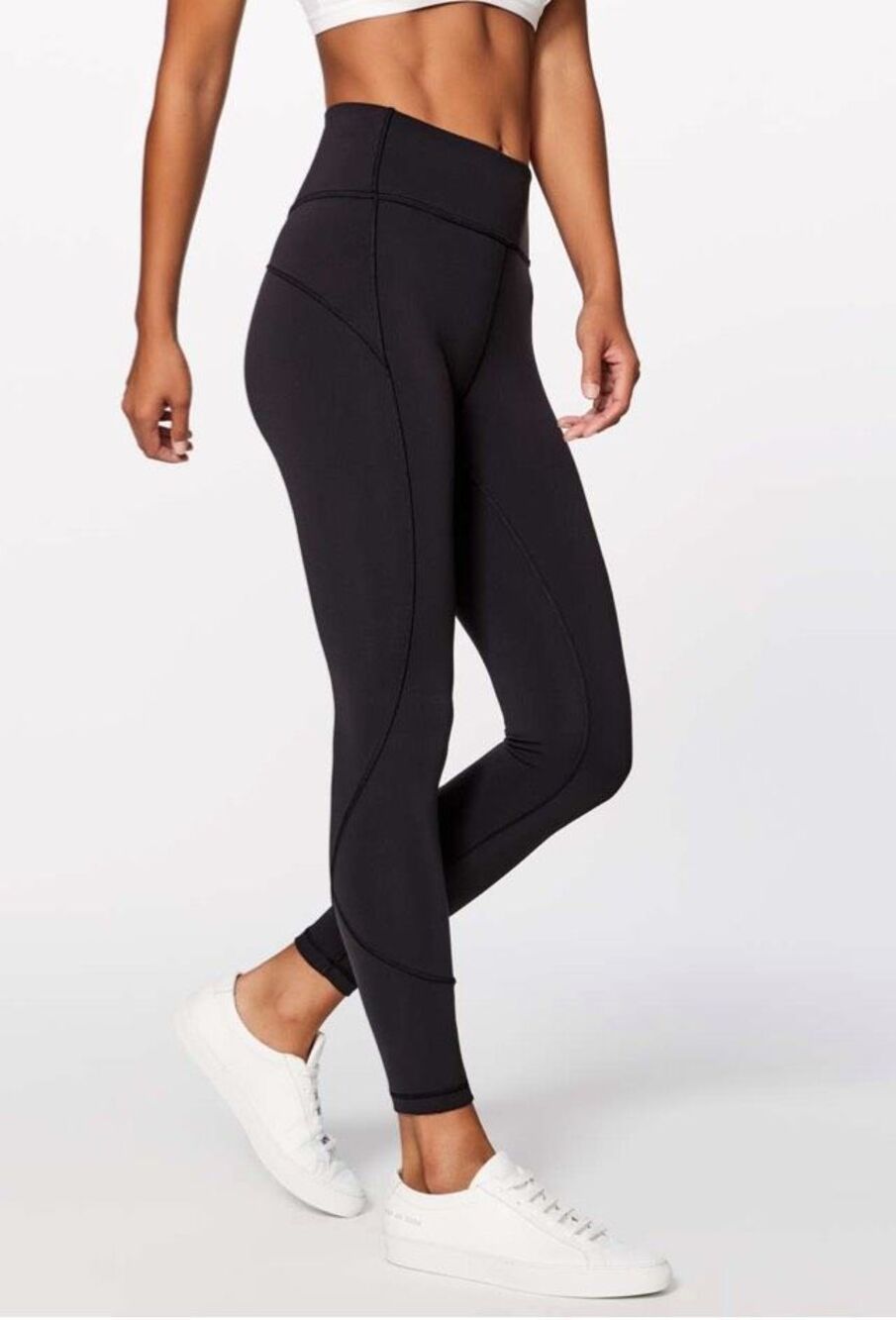 Lululemon In Movement 7/8 Tight Everlux 25" Leggings Black Size 6